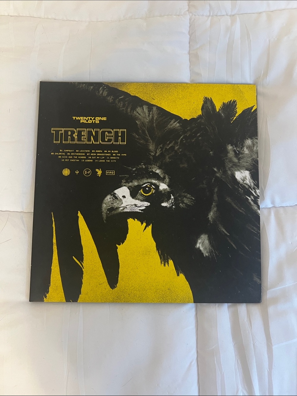 Twenty One Pilots "Trench" Vinyl Album - Black & Yellow Cover